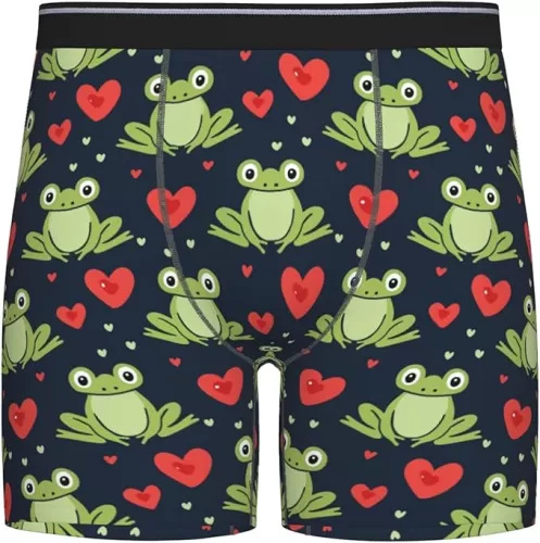 Mens Underwear Stretch Breathable Boxer Briefs For Men Novelty Gifts