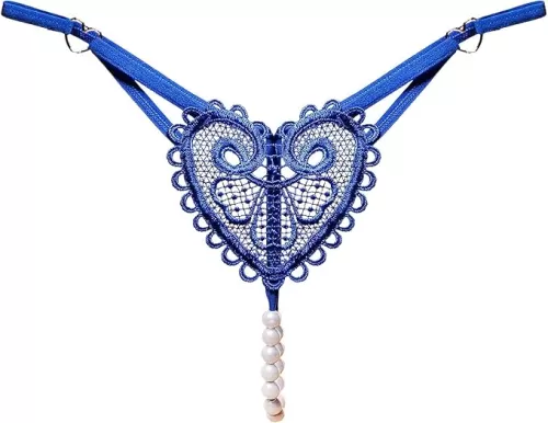 Pearl G String Panties Heart Print Underwear Tummy Control Bikini Panties Eversoft Tangas Cute Hipsters Cheeky Briefs