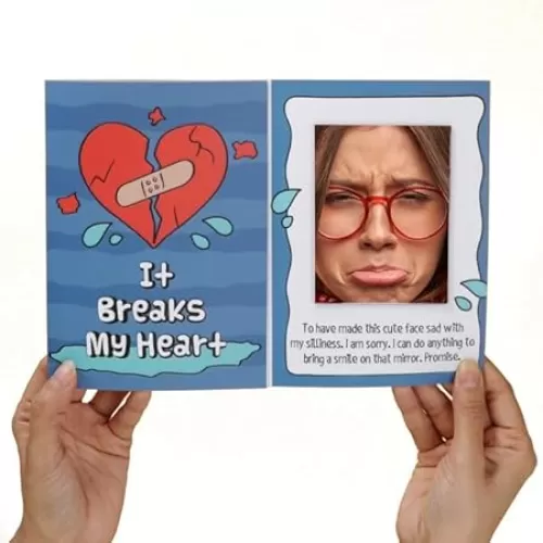Sorry Mirror Greeting Card - Apology Greeting Card - Gifts for Girlfriend/Boyfriend/Husband/Wife/Fiance