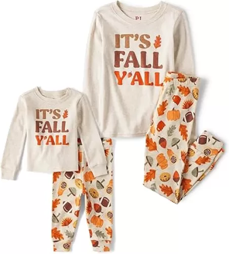 The Children’s Place Family Matching, Christmas and Holiday Pajama Sets, Cotton