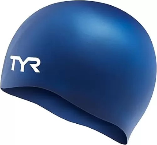 TYR Adult Wrinkle Free Silicone Swim Cap for Drag Reduction and Hair Protection