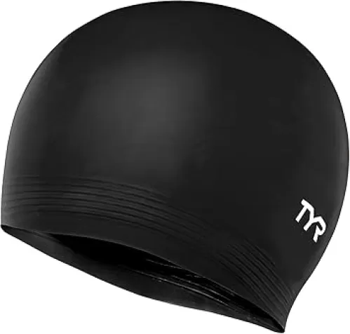 TYR Latex Adult Swim Cap for Women and Men - Training and Recreational Swimming Hat with a Durable Latex Construction - Hydrodynamic Fit
