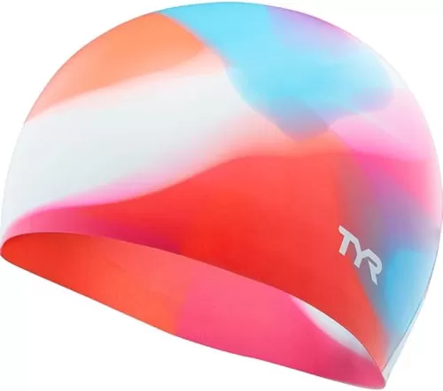 TYR Youth Wrinkle Free Silicone Swim Cap for Drag Reduction and Hair Protection