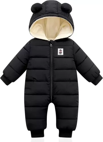 XMWEALTHY Baby Clothes Newborn Boy Girl Snowsuit Winter Coats Infant Jumpsuit Bodysuits Registry Essentials Stuff Gift