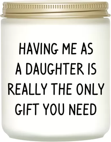 Fathers Day Dad Gifts from Daughter, Personalized Father's Day Gift Ideas, Funny Birthday Gifts for Dad Gift Father Papa Step Dads New Daddy Presents Cool, Happy Fathers Day, Birthday, Candles