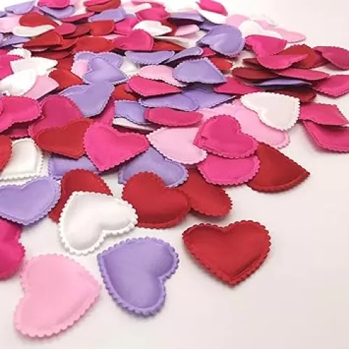 Heart Confetti Decoration - Romantic Decor for Valentine's Day, Mother's Day, Birthday, Anniversary, Thanksgiving, Christmas, New Year (400PCS Mix)