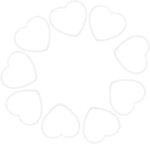 IMIKEYA 10pcs Heart Shape Rings Dream Catcher Hoops DIY Dream Catcher Supplies Charms for Jewelry Making Macrame Wall Decor