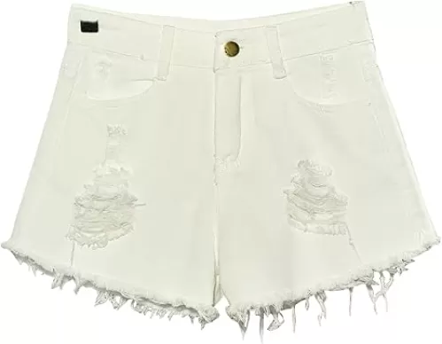 Mzkdieey Women Mid Rise Ripped Stretchy Jeans Shorts Frayed Raw Hem Casual Denim Shorts Summer Trendy Short Jeans Plus Size