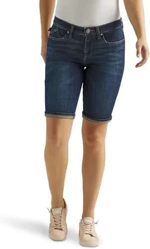 Rock & Republic Women's Denim Rx Bumpershoot Bermuda Short
