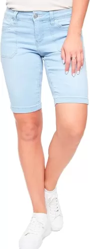 Royalty For Me Womens Women's Mid Rise BermudaShorts