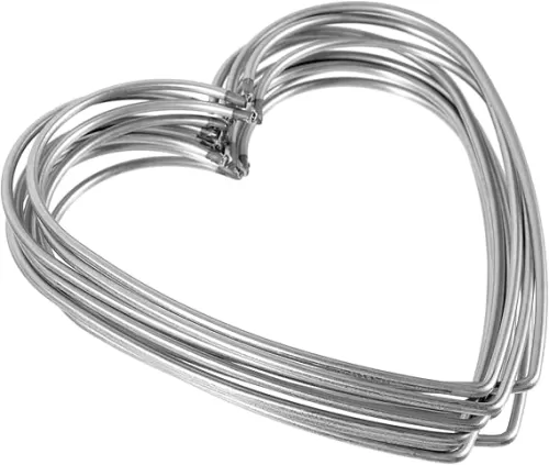 VALICLUD 10Pc Heart Shape Metal Dreamcatcher Ring for DIY Crafts Plating Rings for Women for Handmade Home Decor Art Projects