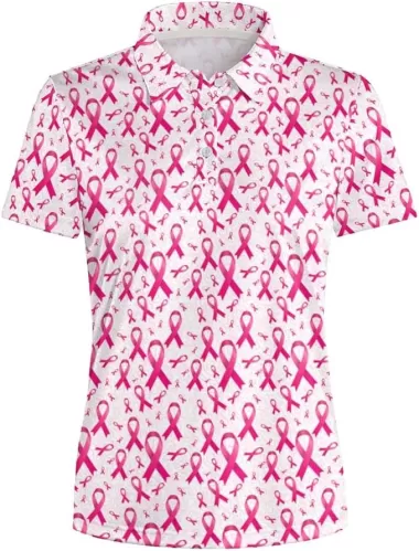 Womens Polo Shirts Hawaiian Golf Shirts Short Sleeve Moisture Wicking Quick Dry Athletic Sport Golf Outfit for Women
