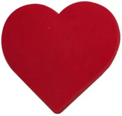 2 Pack Red Heart Shaped Pins – Heart Disease Awareness Silicone Pins