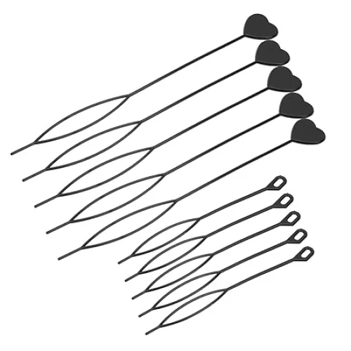 40pcs Heart Shape Hair Braid Tool Kit Portable Hair Bun Makers for Easy Styling for Unique Hairstyles