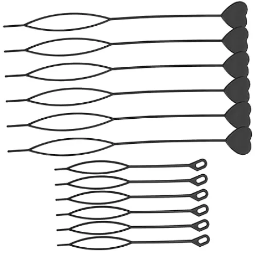 40pcs Heart Shaped Hair Braid Tool Kit Portable Automatic Hair Bead Tool for Braiding and Styling for Women and Girls for Creating Beautiful Hairstyles and Ponytails
