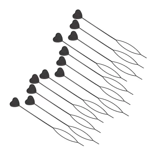 50pcs Heart-Shaped Hair Braid Tool Set Styling Maker for Easy Hair Braiding Suitable for Types Includes Plastic Ponytail Clips and Accessories