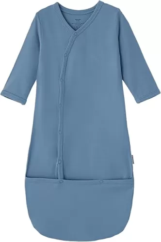 Baby Nightgowns Sleeper Gown Newborn Long Sleeve Pajama Gowns Unisex Viscose from Bamboo Infant Sleepwear