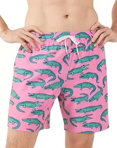 Chubbies Mens Swim Trunks – Mens Swim Shorts with 4-Way Stretch, 5.5” Beach Shorts with Elastic Waist, Drawstring, Mesh Lining