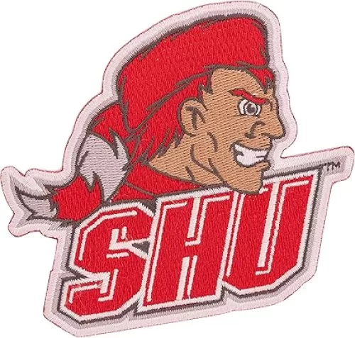 Desert Cactus Sacred Heart University Patch – Embroidered Iron On/Sew On Applique for Blazers, Jackets, Backpacks, Bags, Hats & Tactical Gear – Sacred Heart Pioneers (Patch - Design A)