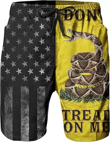 FT FENTENG Mens Swim Trunks Quick Dry Board Shorts with Mesh Lining, Breathable Surf Beach Shorts Swimwear Bathing Suits