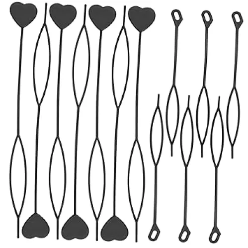GALPADA 40pcs Heart Shaped Hair Bun Maker Tool Automatic Hair Styling Bead Tool for Easy Ponytail and Braid Creation for Hairstyles and Party Looks
