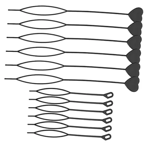 Gatuida 40pcs Heart Shape Hair Braid Tool for Easy Diy Hair Styles Portable Braiding Clips for Ponytails and Beads for Parties and Everyday Use