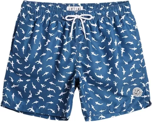 maamgic Mens Slim Fit Swim Shorts Swim Trunks 7 inch Quick Dry Mens Bathing Suits with Mesh Lining