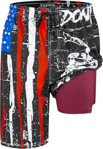 Mens Swim Trunks Quick Dry Board Shorts Bathing Suit for Men Beach Swimwear Breathable Surf Beach Shorts Swimwear