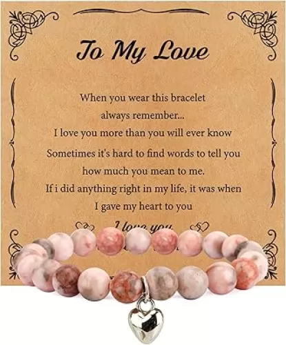 Mothers Day Gifts for Mom from Daughter Son Grandma Sister Birthday Gifts Best Mom Ever Gift Natural Stone Christmas Stuff
