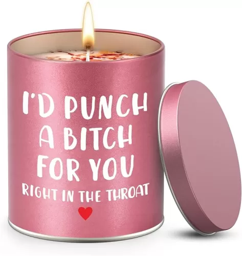 Birthday Gifts for Women, Valentines Galentines Day Gifts for Her Girlfriend, Mothers Day Gifts, Sister Gifts for Sisters, Friendship Gifts, Christmas Stocking Stuffers, Scented Candle Funny Gifts ldeas