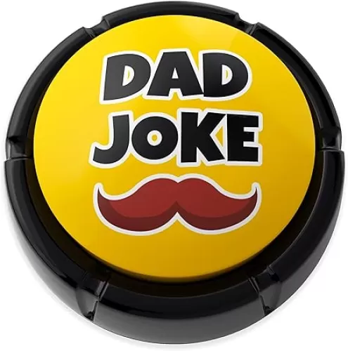 Features Endless Extra Funny Dad Jokes at The Push of a Button - Dad Gifts from Daughter, Dad Birthday Gift, White Elephant Gifts, Gifts for Men