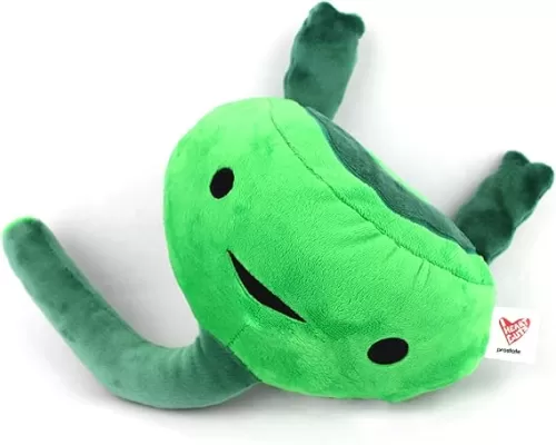 I Heart Guts Prostate Plushie | Prostatectomy Surgery Gag Gift, Urologist 9” Green Plush Organ Prostatitis Gifts Stuffed Animal Humor Support Funny Weird Cancer Care Package