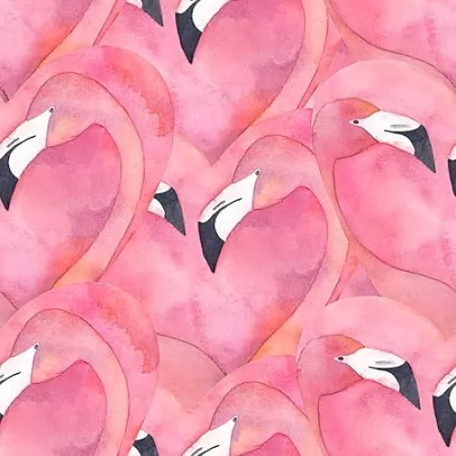 Pink Flamingo Abstract Heart Art Geometric Mosaic Peel and Stick Wallpaper Easy Peel Off Contact Paper Stick on Adhesive Wall Paper for Bathroom Waterproof Renter Friendly