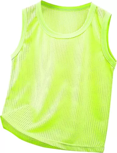 Toddler Boys Tank Top with Holes Baby Girls Cool Tee Sleeveless Breathable Plain Athletic T Shirts Lightweight
