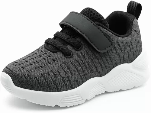 Toddler Sneakers for Boys and Girls, Lightweight Breathable Running Shoes, Non-Slip Walking Shoes for Baby/Little Kids