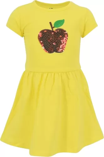 Unique Baby Back to School Outfits for Girls First Day of School Apple Dress Clothes
