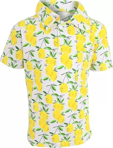 Unique Baby Short Sleeve Collared Boys Polo Shirt, Toddler Kids Polo Shirts