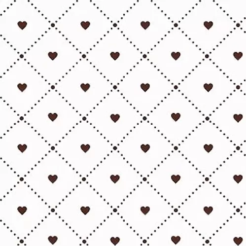 Vintage Red Geometric Wallpaper Heart Square Contact Paper for Bedroom Self Adhesive Peel and Stick Wallpaper Boho Victorian Sticker Cute Wall Paper for Girls Room Backsplash Cabinet Liner