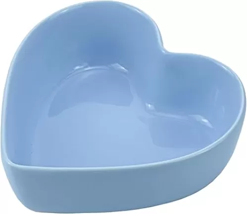 WAIT FLY Heart-shaped Bowls for Salad Soup Snack Dessert Best Kitchen Household Cooking Gifts for Home Kitchen, Pink/Blue/White/Green (Blue)