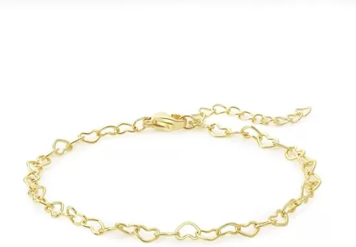 Womens Dainty Gold Chain Bracelet, Simple Layered Chain Bracelets, Beaded Turquoise Bracelet, Charm Crystal Bar, Heart, Karma, Triangle, Pearl Bracelets for Women