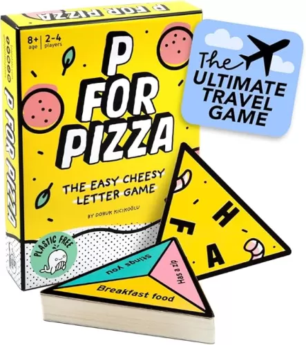 Big Potato P for Pizza: Travel Card Game | Great for Adults and Kids | Perfect for Holidays and Camping | Compact and Travel-Friendly