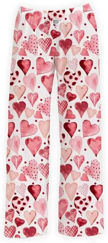 Collections Etc Just One More Chapter Book Lover Drawstring Waist Lounge Pants