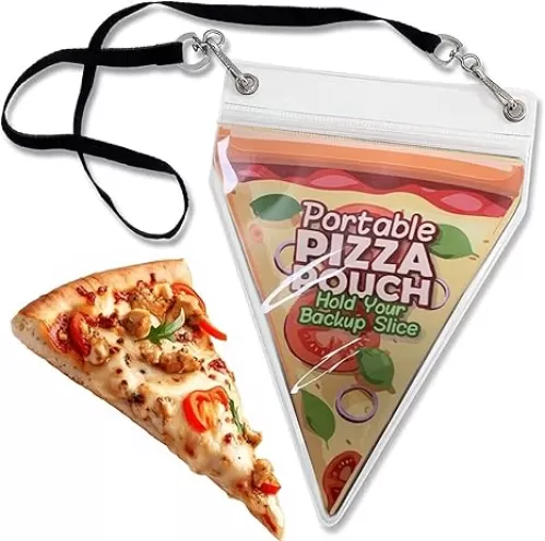 Portable Pizza Pouch - Great Gag Gift, Stocking Stuffer, Or For The Pizza Lover!
