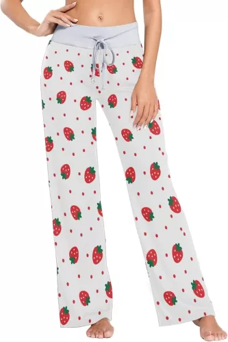 SHJI Cute Cartoon Heart Strawberry Women
