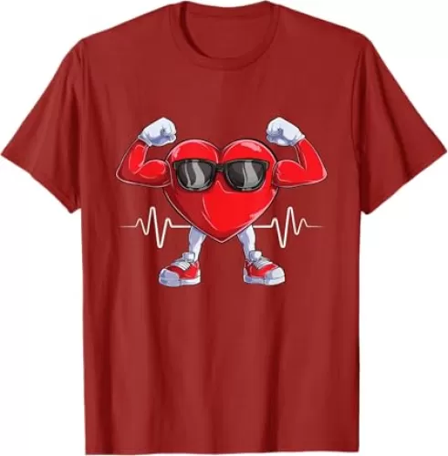 American Heart Disease Awareness Heart Month Heart Health T-Shirt