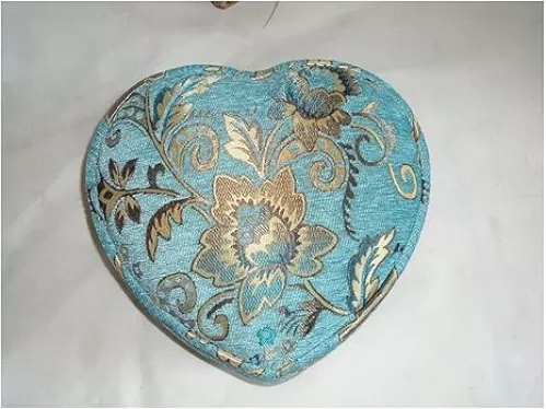 Footstool Stool Heart Shape Ottoman Foot Stool Fabric Ottoman Side Table for Living Room BedrooSeat Low Stool Step Stool Foot Stool Ottoman