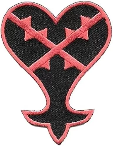 Heartless 3 Tall Embroidered Patch