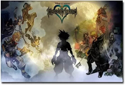 Lawrence Painting Kingdom Hearts Game Art Canvas Poster Print Home Wall Decoration Kairi Sora 13
