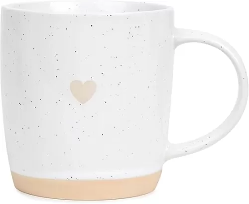 Unboxme Heart Mug – Cute & Cozy Coffee Cup, Thoughtful Gift for Loved Ones, Microwave & Dishwasher Safe, Birthday & Holiday Gift