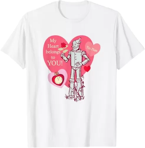 Valentine's Day Tin Man Heart Romantic T-Shirt